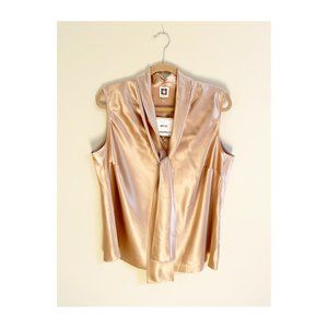 ANNE KLEIN SLEEVELESS BLOUSE